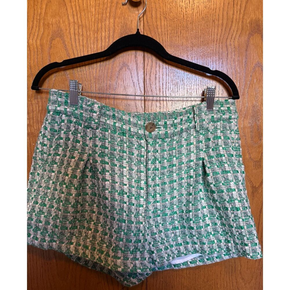 Maeve Tweed Shorts in Green Size 6